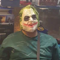 ماسک لاتکس سیلیکونی جوکر چهره جنس پوستی خارجی