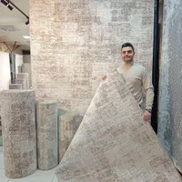 فرش مینیمال کرم بژ