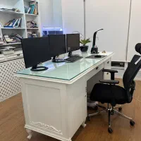 میز مدیریت، کار و تحریر کلاسیک روکش چوب و پلی استر|میز تحریر و کامپیوتر|مشهد, صیاد شیرازی|دیوار