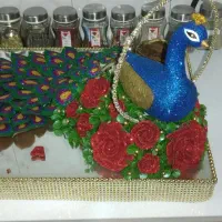 گل حنا بندان و سینی حنا|مجسمه، تندیس، ماکت|تهران, صاحب الزمان|دیوار