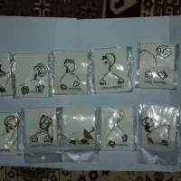 گردنبند و گوشواره استیل دخترانه