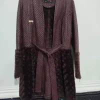 پالتو در حد نو چرم و خز