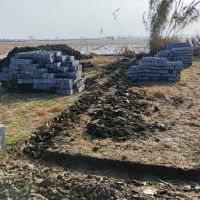 دیوارچینی ملک با بلوک سیمانی