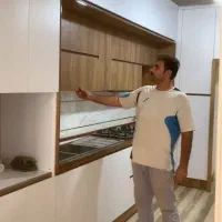 ساخت و طراحی کابینت کمد دیواری وکلیه مصنوعات چوبی|جاکفشی، کمد، دراور|کرمانشاه, |دیوار
