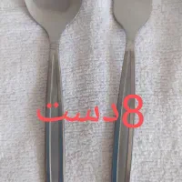 8 دست،قاشق وچنگال 6عددملاقه