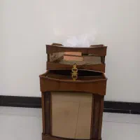 جا دستمال کاغذی و سطل