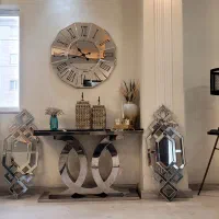 ساعت آینه ای و تابلو آینه ای