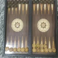 تخته نرد چرم مشکی رنگ