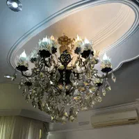 لوستر برنجی 8شاخه 16شعله و لوستر آشپزخانه