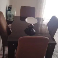میز ناهارخوری چهارنفره چوبی