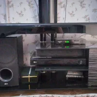 زیر تلوزیون فابریک LG شیشه ای