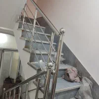 نصب نرده استیل . چوب . شیشه