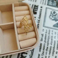 پخش و عمده فروشی انگشتر طاروس تراش زنانه