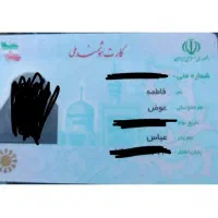 گمشدن کارت ملی