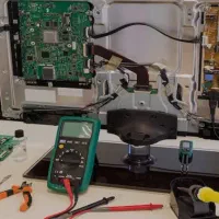 تعمیرات تلوزیون و مایکروفر . ups برق اضطراری باتری