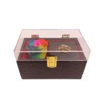 باکس گل جاودان مدل ترانه درب شیشه|گل و گیاه طبیعی|تهران, دولاب|دیوار