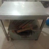 میز کار استیل در سه اندازه|کافی‌شاپ و رستوران|ری, شهید بهشتی|دیوار