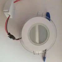 چراغ هالوژن دور شیشه ای آباریس.کلید وپریز|لامپ و چراغ|الوند, |دیوار