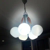 دو عدد لوستر پنج شاخه و دو عدد تک