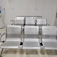 فروش10عدد صندلی استیل 3ردیفه. کم کارکرد تمیز|مبلمان اداری|شاهدشهر, |دیوار