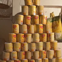 قوطی شیر خشک خالی