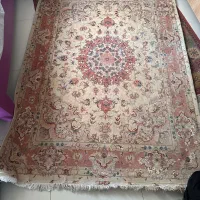 فرش گل ابریشم