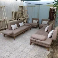 مبل راحتی پنج نفره  دلیل چک  تعمیر تولید انواع مبل|مبلمان خانگی و میز عسلی|مشهد, احمدآباد|دیوار