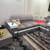 مبل ال همراه با میز|مبلمان خانگی و میز عسلی|تهران, قاسم‌آباد|دیوار