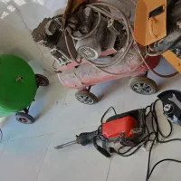 اجاره پمپ باد و موتور جوش و سنگ فرز و پیکور سنگین