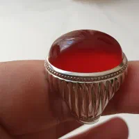 انگشتر فدیوم مهدی جدی عقیق سرخ|جواهرات|تهران, بازار|دیوار