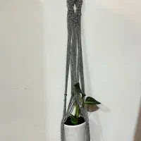 فروش آویز گلدان مکرومه دست بافت