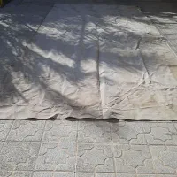 پرده برزنتی سفید