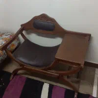 میز تلفن چوبی