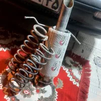 منبع اگزوز رنجروری آکبند ودوعدد بورجین اسپرت