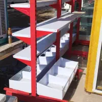 قفسه دو طرفه و جای حبوبات و آجیل درحدنو مشابه نو