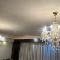 لوستر۱۰شاخه طلاکوب کریستال ۲عددباهم