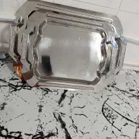 دوعدد سینی استیل