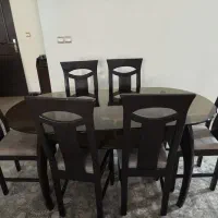 ی دست مبل ۱۱نفره + میز ناهارخوری ۶ نفره
