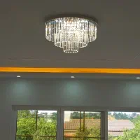 لوستر مدل کاردی ۳طبقه سایز ۵۰|لوستر و چراغ آویز|آمل, |دیوار