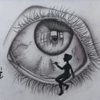 سفارش تابلو سیاه قلم، پرتره|تابلو، نقاشی، عکس|مشهد, جنت|دیوار
