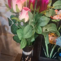 گل مصنویی دور رنگ