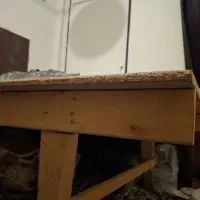 ۲عدد تخت چوبی سنتی باغی