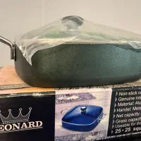 ماهیتابه تفلون درب دار ۲۵ سانتی