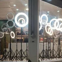 بورس رینگ لایت بهمراه پایه 7رنگ و 3رنگ درسایزمختلف|دوربین عکاسی و فیلم‌برداری|قم, امامزاده ابراهیم|دیوار