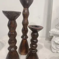 سه عدد جاشمعی چوبی در فومن
