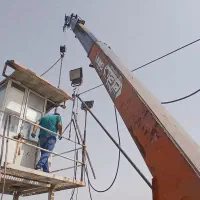جرثقیل ۳ تن کار با سبد سرتیفیکیت ارتفاع دکل ۱۳ متر|خدمات حمل و نقل|قزوین, |دیوار
