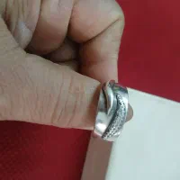 انگشتر نقره ۱۵ گرم مارک پیرگاردین ایتالیا