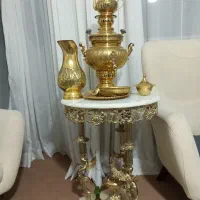 میز برنجی سماور برنج ذوغالی