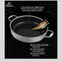 سرویس قابلمه استیل 12پارچه دوطرف لیزری لایف اسمایل|ظروف پختوپز|تهران, منیریه|دیوار