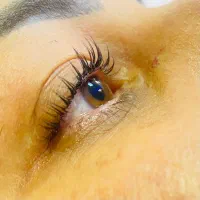 لیفت مژه،ابرو با مواد اورج مای لمینیشن(نمونه کار)